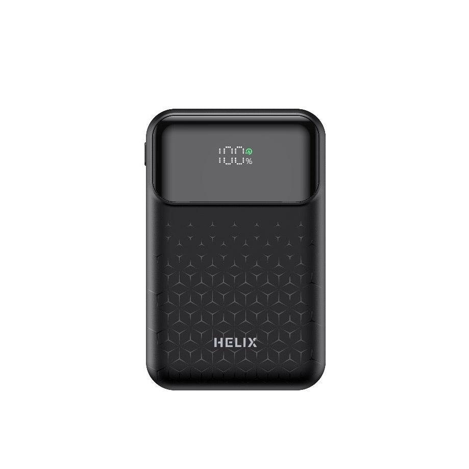 HELIX 4-IN-1 Power Bank With Built In Compact Cables 10000mAh 22.5W QC+20W PD - HELIMULTI-10