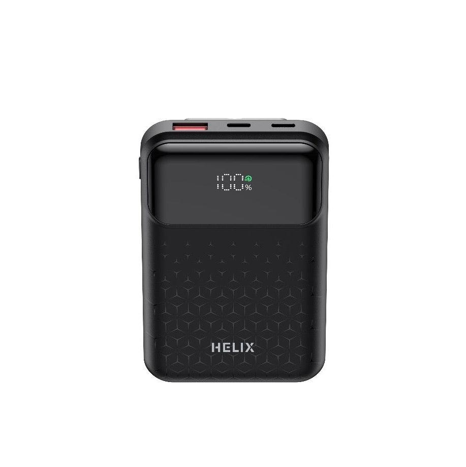 HELIX 4-IN-1 Power Bank With Built In Compact Cables 10000mAh 22.5W QC+20W PD - HELIMULTI-10
