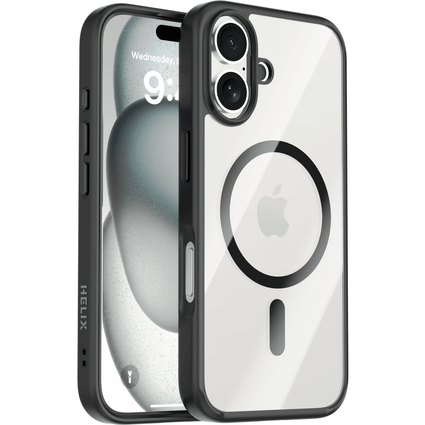 HELIX MagSafe Case with Soft Edges – Slim, Protective, and Durable for iPhone 16 6.1 HELI-MAX
