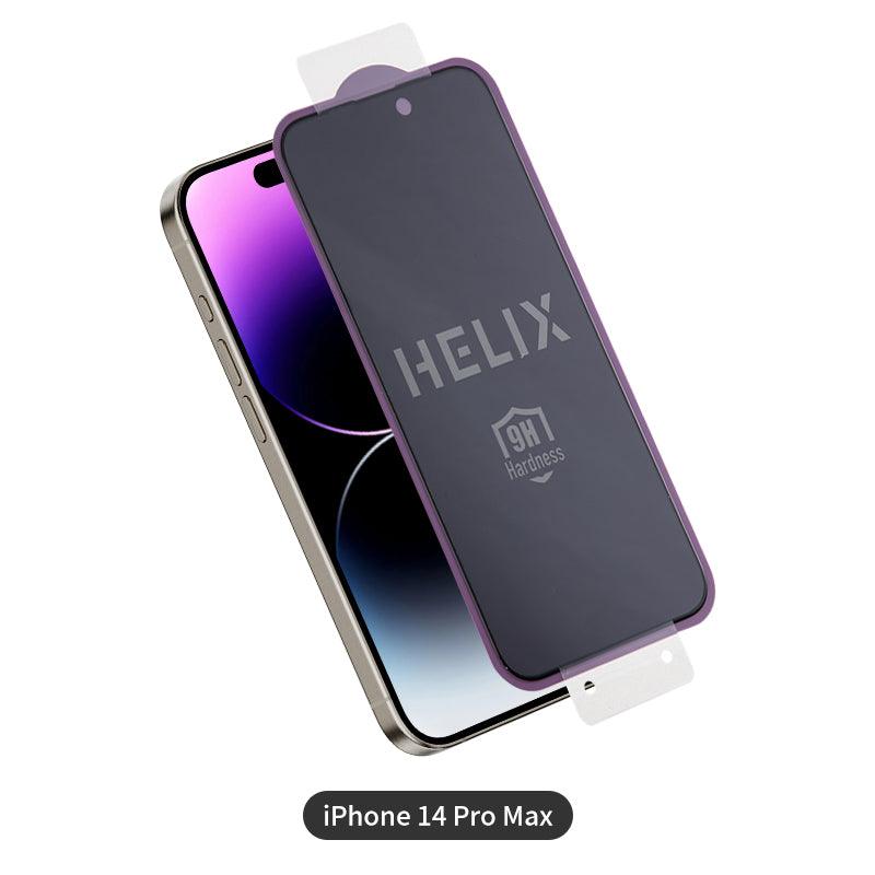 HELIX Buffer Privacy Screen Protector Tempered Glass For iPhone 14 Pro Max 6.7’’ With Non-Newtonian Technology