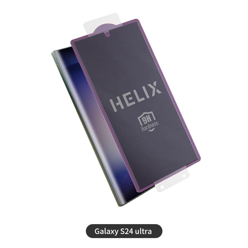 HELIX Buffer Privacy Screen Protector Tempered Glass For Samsung S24 Ultra With Non-Newtonian Technology