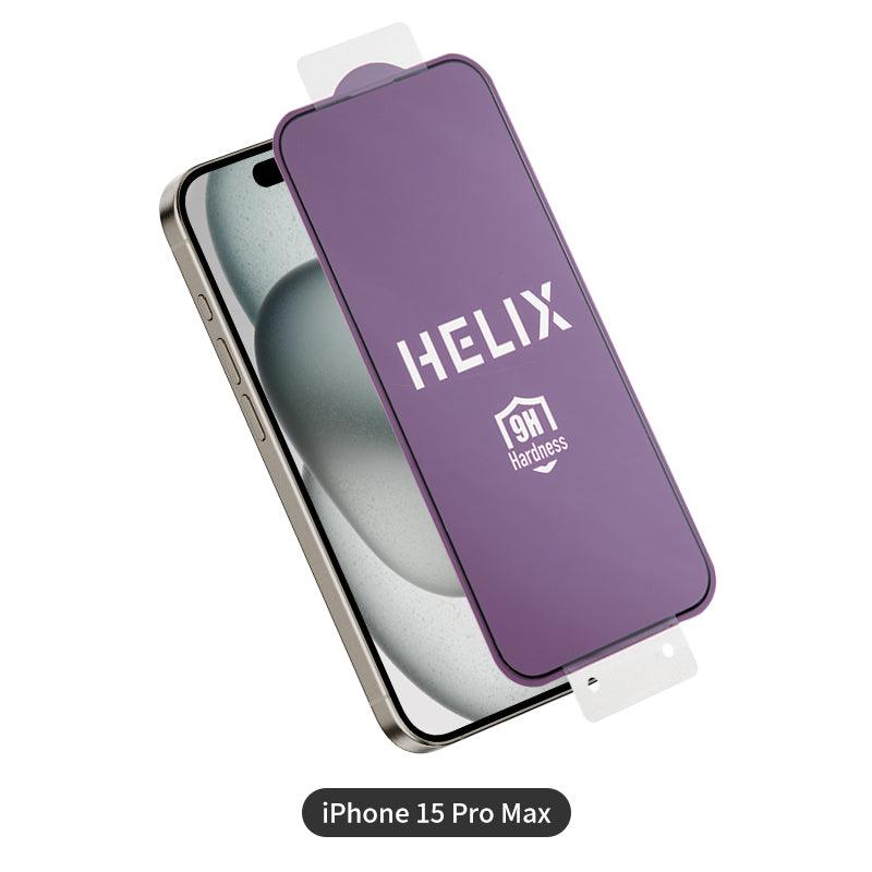 HELIX Buffer Clear Screen Protector Tempered Glass For IPhone 15 Pro Max 6.7’’ With Non-Newtonian Technology