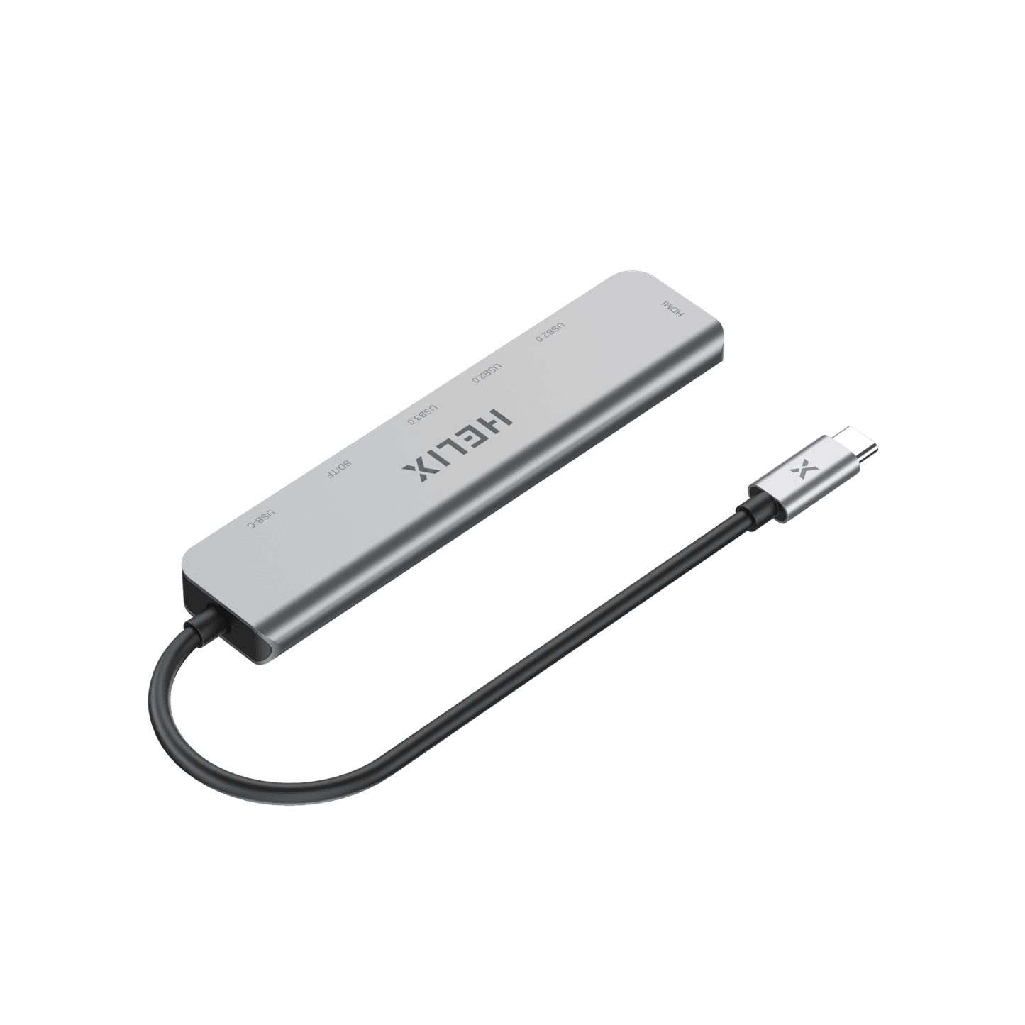 HELIX 7-IN-1 100W PD USB-C HUB With USB 3.0, 4K HDMI, Aluminum Protective Shell - HELIHUB-7