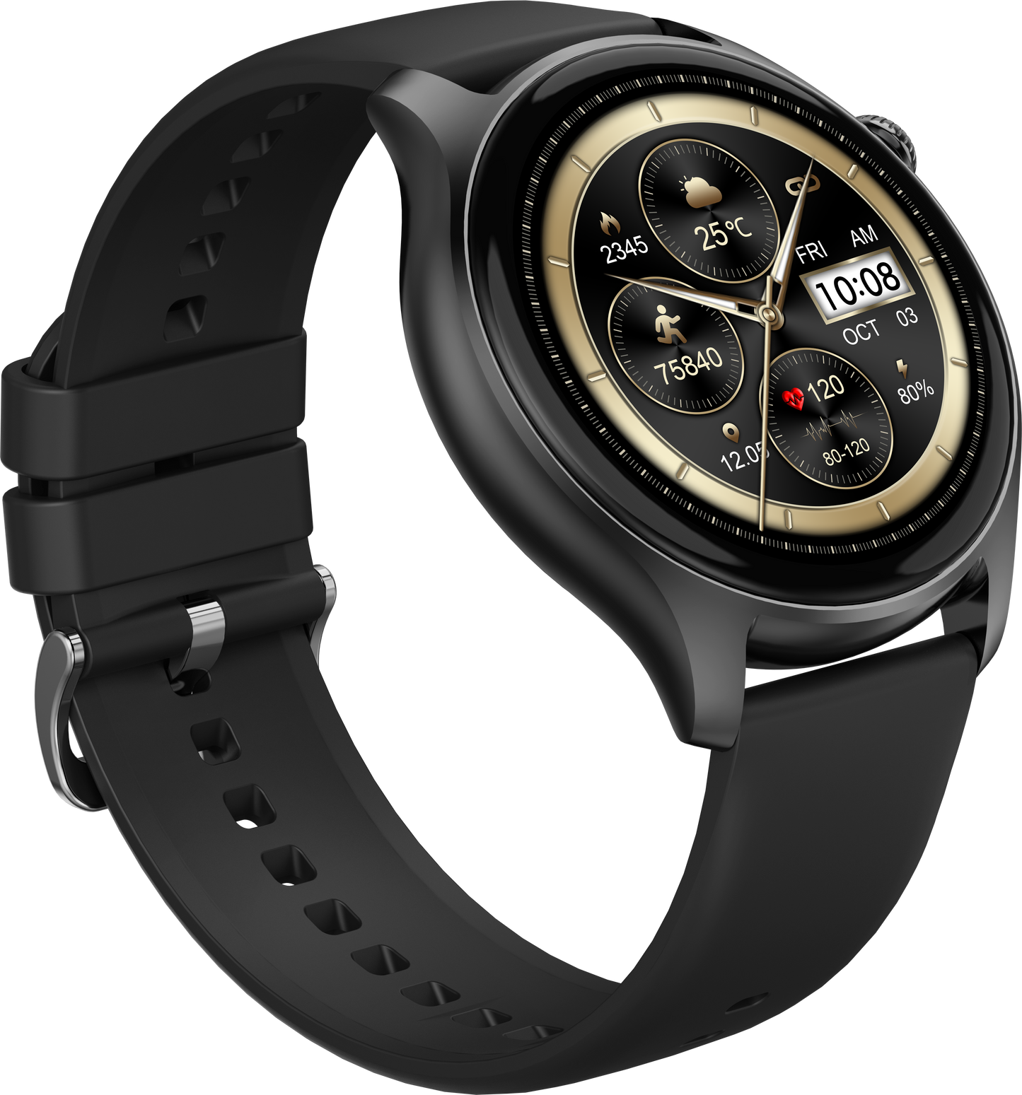 HELIX HELI-AIR 1.43” AMOLED Display Smart Watch with Bluetooth Calling, SOS Emergency Alert, Health Monitoring, Multi-Sport Modes & Magnetic Strap