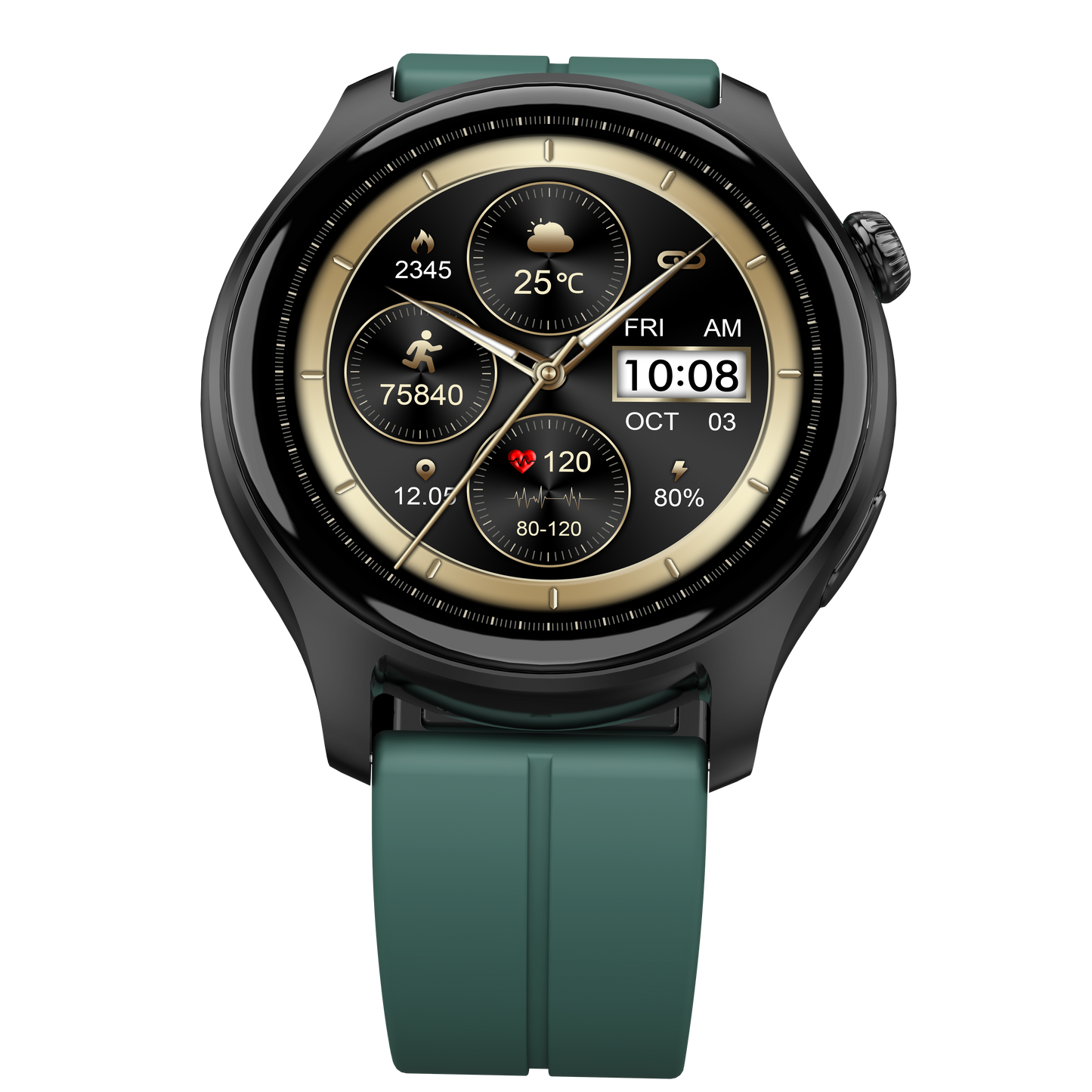 HELIX HELI-AIR 1.43” AMOLED Display Smart Watch with Bluetooth Calling, SOS Emergency Alert, Health Monitoring, Multi-Sport Modes & Magnetic Strap
