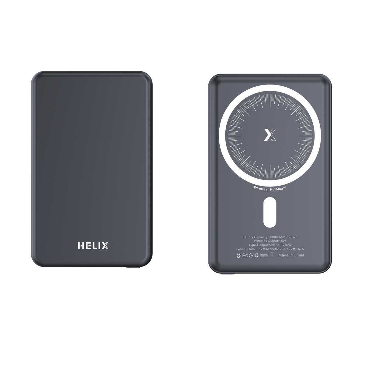 HELIX Ultra Slim Wireless MagSafe Charging Power bank 5000mAh 20WPD+15W - HELIMAG-5