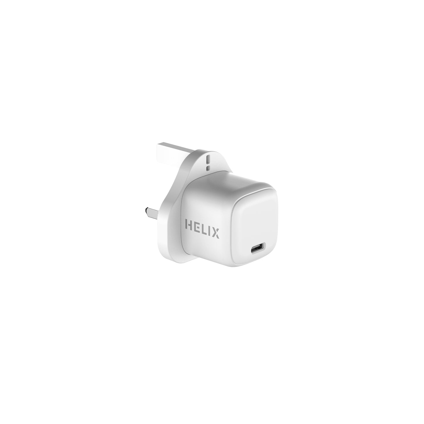 HELIX 20W Ultra Fast Mini Compact PD USB-C Wall Charger - WhitePLUGHELIXHELIX