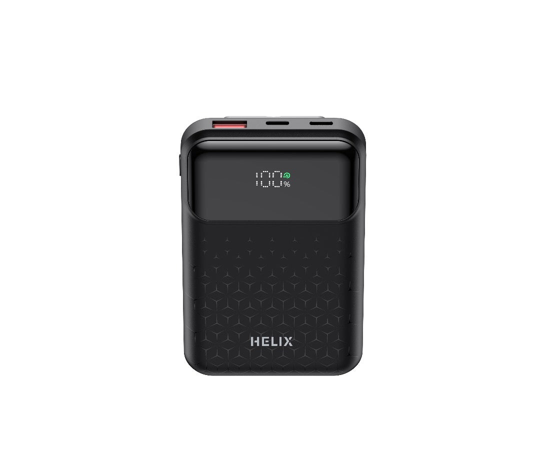 HELIX 4-IN-1 Power Bank With Built In Compact Cables 10000mAh 22.5W QC+20W PD - HELIMULTI-10