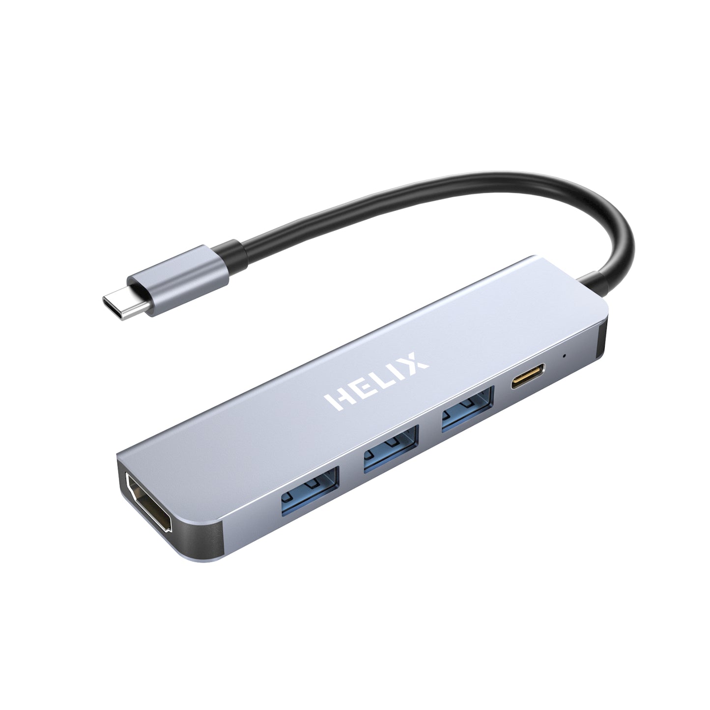 HELIX 5-IN-1 87W PD USB-C HUB With USB 3.0, 4K HDMI, Aluminum ProtectiUSB HUBHELIXHELIX