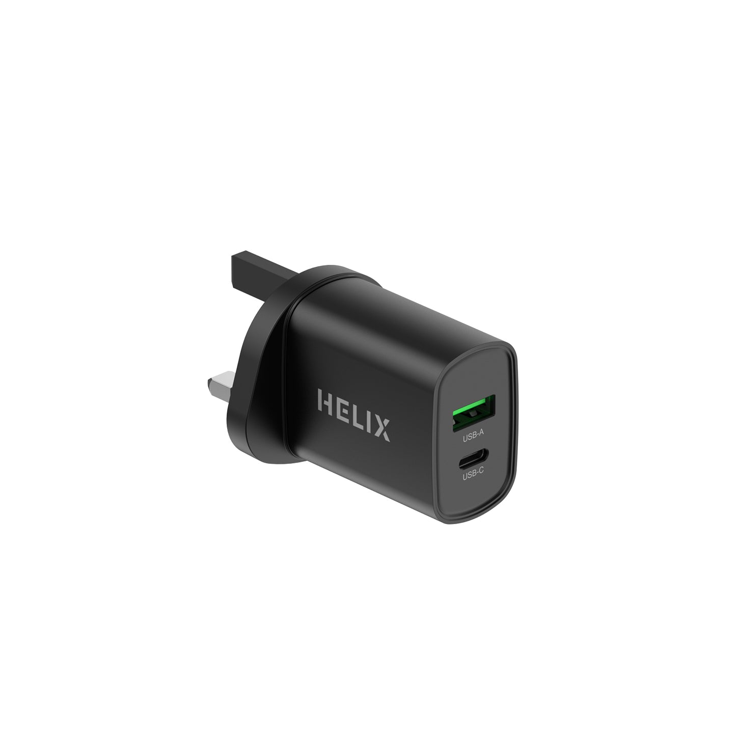HELIX 20W Ultra Fast Compact Duo Port PD USB-C & QC USB-A Wall ChargerHELIXHELIX