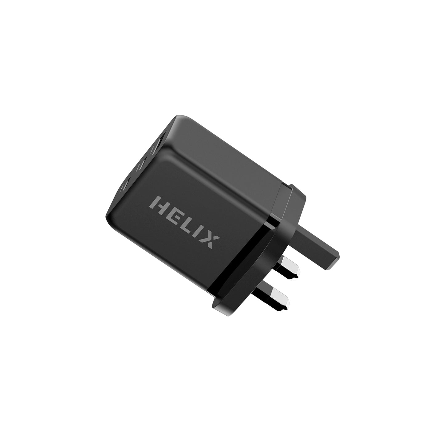 HELIX 65W Ultra Fast Compact GaN Trio Port PD USB-C+QC USB-A Wall CharHELIXHELIX