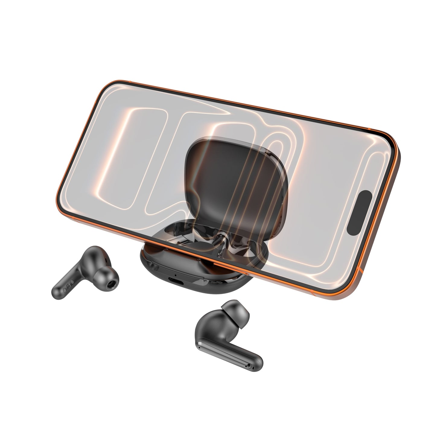 HELIX Wireless Earbuds with 30dB ANC, 4-Mic ENC Noise Reduction & Bluetooth 6.0 | HELIPOD