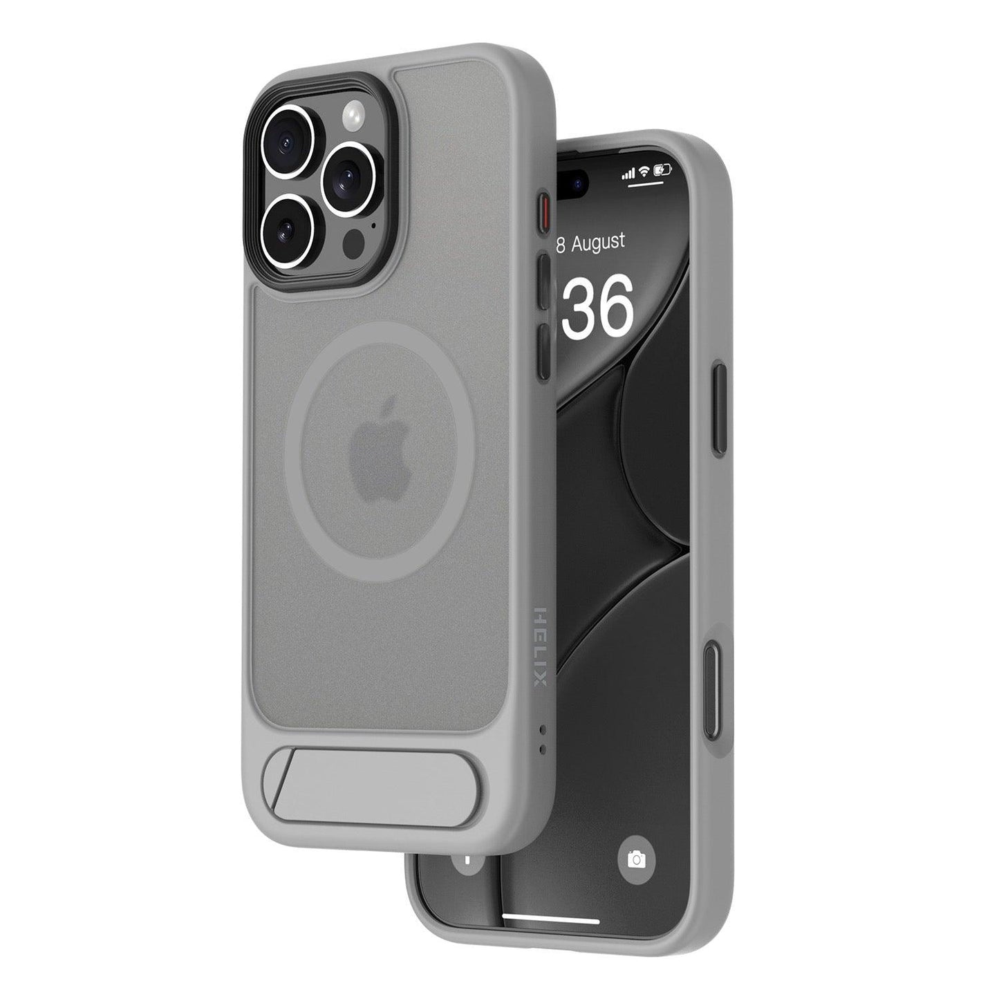 HELIX iPhone 16 Pro/Pro Max MagSafe Case with Built-In Kickstand | Durable Protection & Versatile Design HELI-LEO