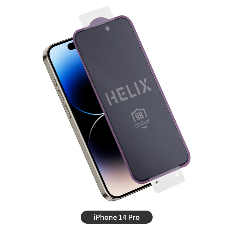 HELIX Buffer Privacy Screen Protector Tempered Glass For iPhone 14 ProHELIX BUFFER Privacy Screen Protector For iPhone 14 Pro 6.1’’ - HELISHELIDPRIV-14PROCutting-Edge Privacy Protection:- Incorporates advanced non-Newtonian technology HELIXHELIX