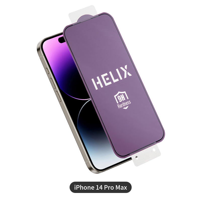 HELIX Buffer Clear Screen Protector Tempered Glass For iPhone 14 Pro MHELIX BUFFER Clear Screen Protector For iPhone 14 Pro Max 6.7’’ - HELISHELID-14PROMAX Innovative Screen Protection:- Utilizes cutting-edge technology to provide advaScreen protectorHELIXHELIX