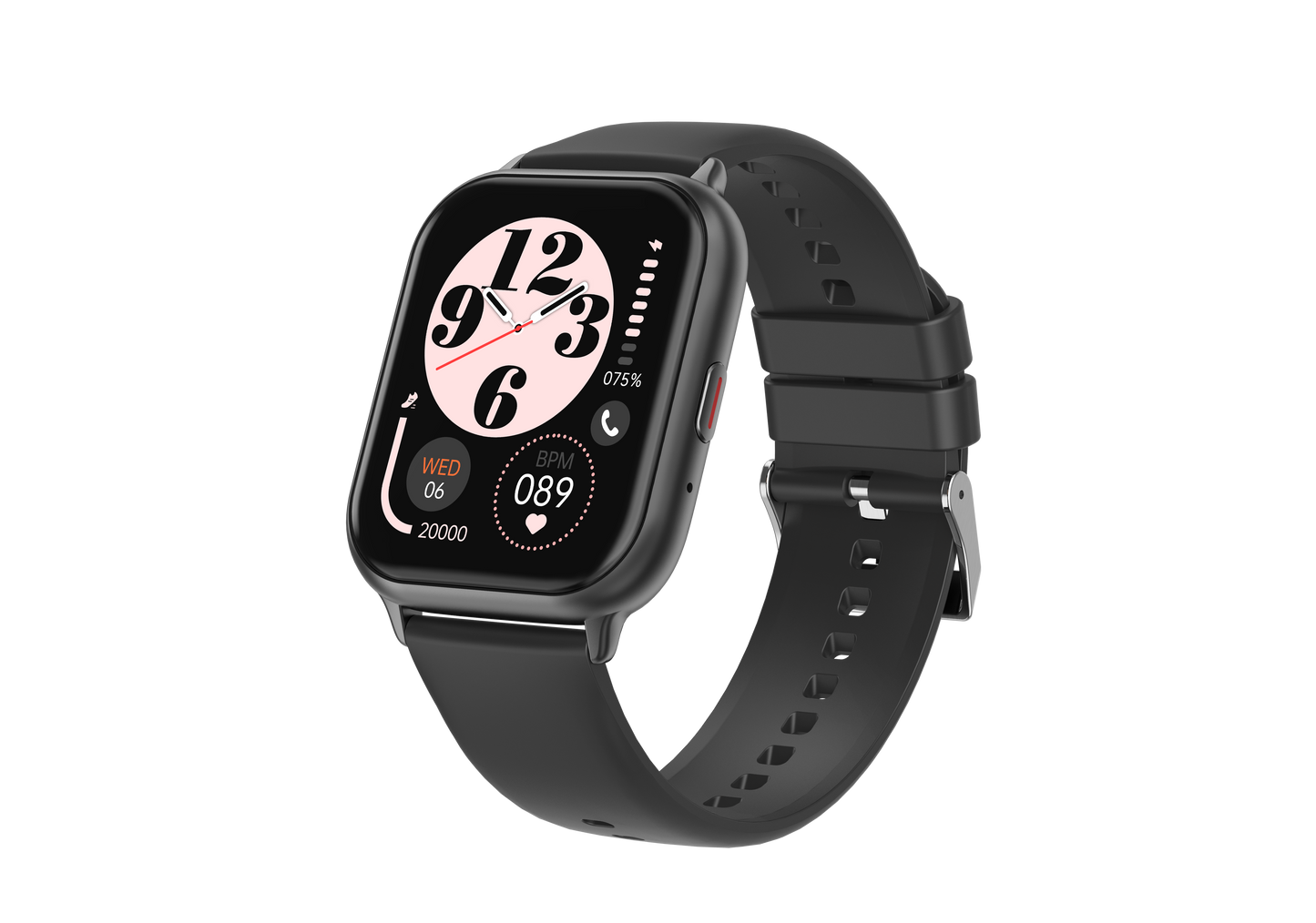 HELIX 1.83” TFT Display DELTA-FIT Smart Watch with Multi-Sport Mode, Health Monitoring, Bluetooth Calling, IP68 Waterproof, and 15-Day Battery Life