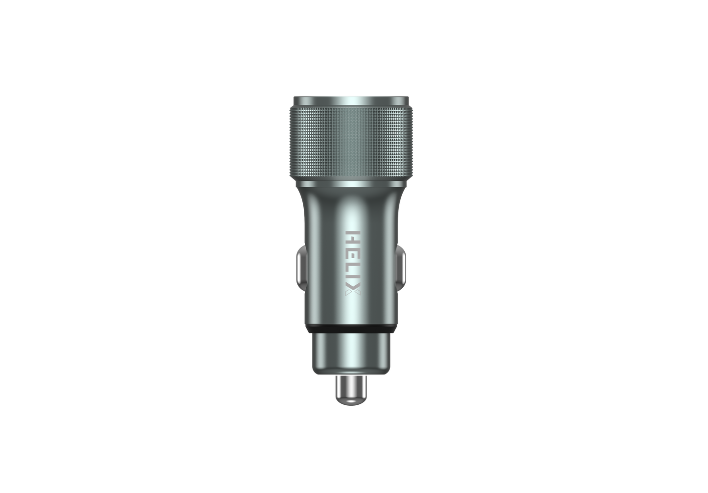 HELIX Dual USB-C Ultra Fast Car Charger – Ultra Durable 66W PD Adapter for 12V/24V Vehicles - HELIDRIVE-66W